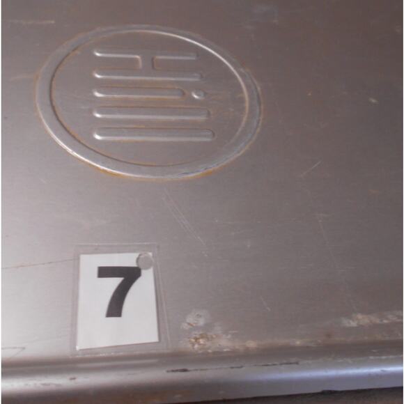 Antique HILL Aluminum Deli Case Display Tray # 7 30" X 10.5" Butcher Bakery - Picture 5 of 9